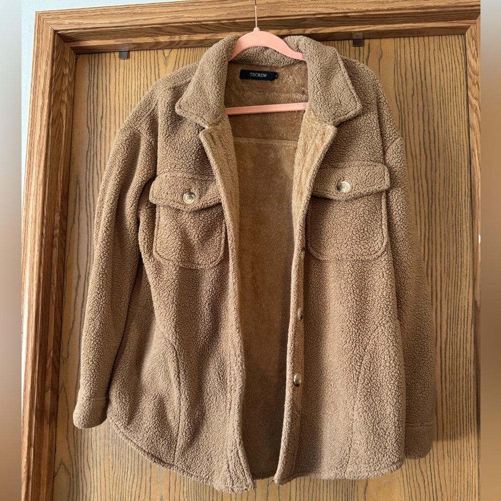 Stylish Brown Teddy Jacket